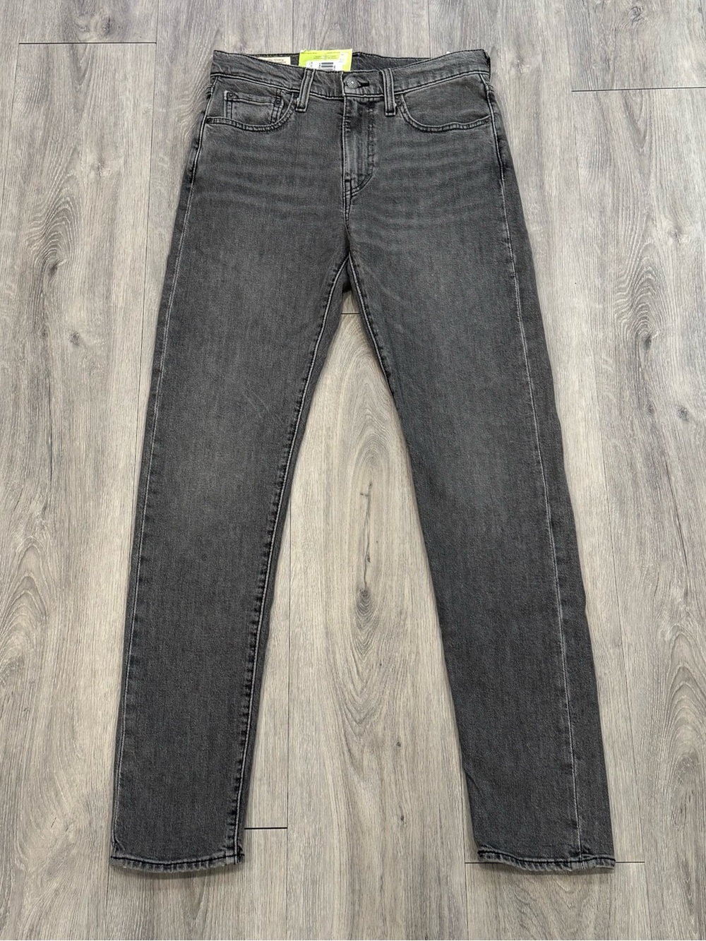 Levi's 512 Casual Performance Charcoal Gray Stretch Denim Slim Taper Jeans